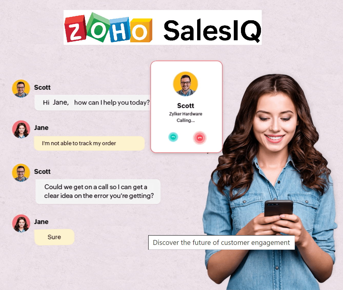 Zoho SalesIQ Chat bot to help you close sales